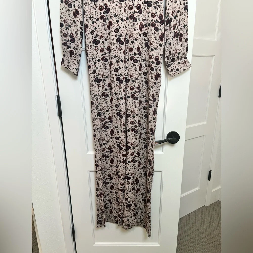 Free People ‘Some Like It Hot’ Floral Long Sleeve Wide Leg Jumpsuit (4)